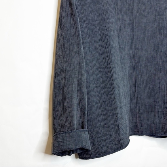 Eileen Fisher Textured Gray Jacket (M) - Picture 8 of 11